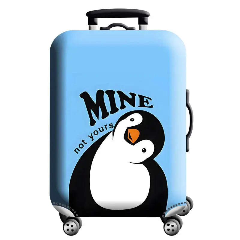 Luggage Cover Stretch Fabric Suitcase Protector Baggage Dust Case Cover Suitable for18-32 Inch Suitcase Case Travel Organizer QUEENSHOW Bag Store