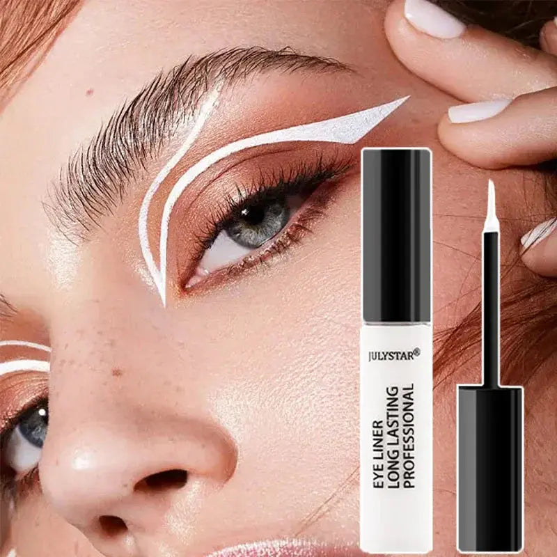 8 Color Eyeliner Liquid Pencil Waterproof Easy To Wear Make Up Matte Eye Liner Blue Pink Green White Black Purple Yellow Eyliner HMEINA Store