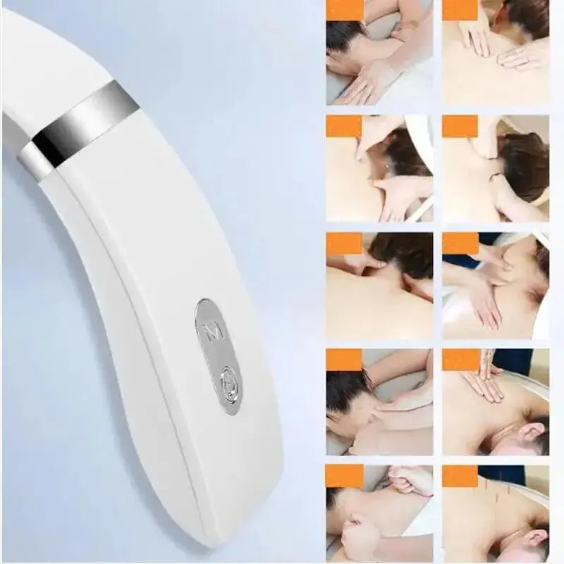 Cervical Massager Protable Mini Neck Shoulder Massager Deep Massage Neck Warm Pressing Neck Pressing Care YOSYO Official Store