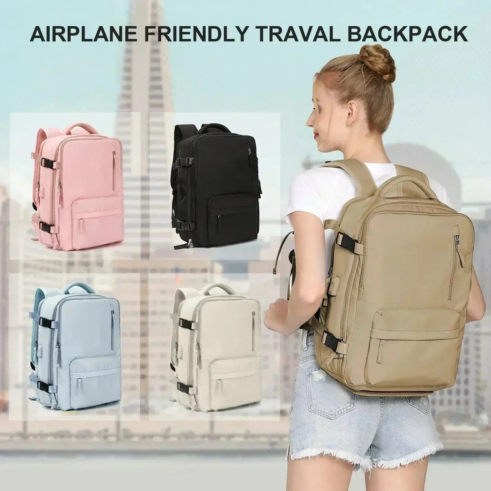 Backpack 40x30x20 Airplane, Cabin Hand Luggage Backpack, Laptop Backpack for Aeroplane Travel, School Backpack Europe boutique、 Store