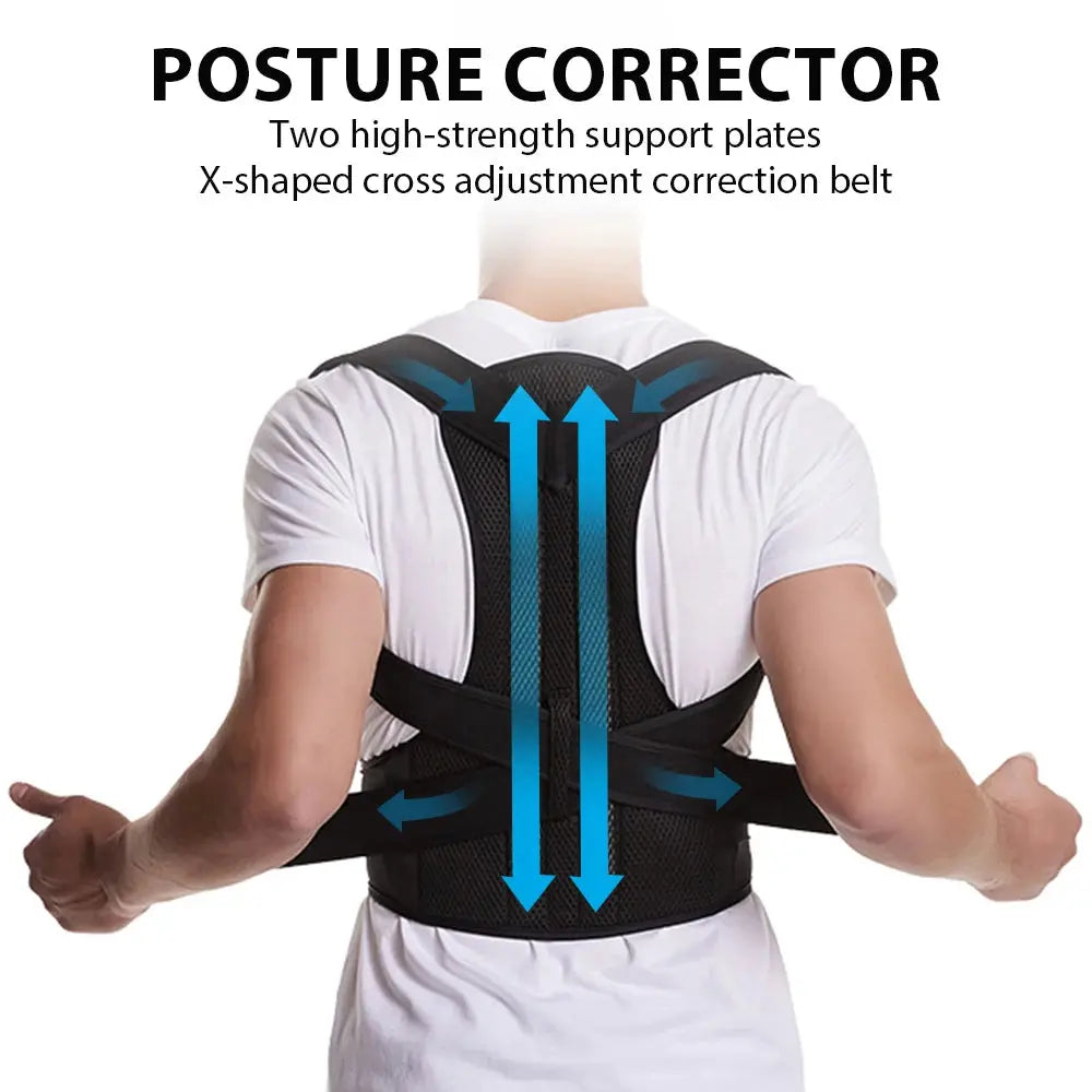 Back Brace Posture Corrector Belt for Women & Men Back Lumbar Support, Adjustable Shoulder Posture Support for Improve Scoliosis LH Better Choice Store