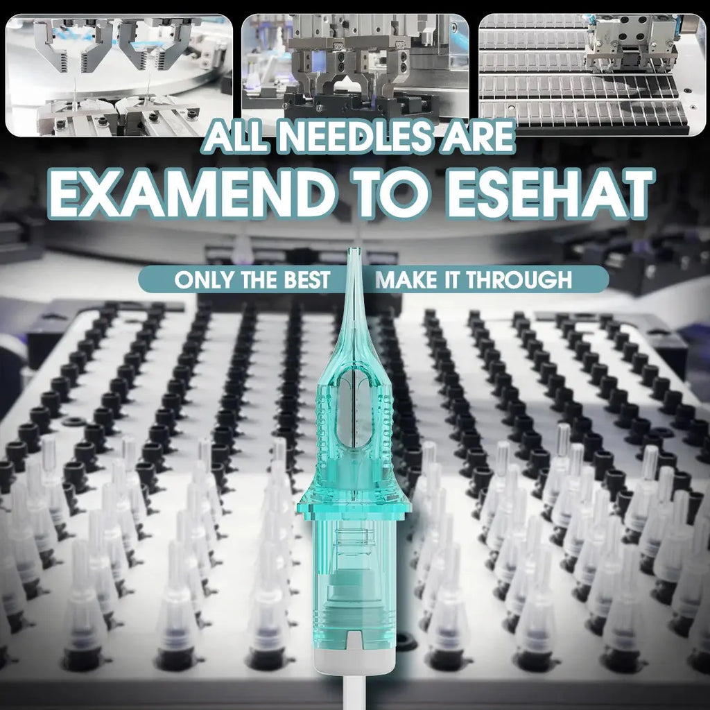 Dragonhawk PRO Tattoo Cartridge Needles 0.3mm RL Round Liner Upgraded version of Tattoo Needle Fan Tattoo Direct Store