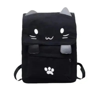 Japanese Stupid Cute 3D Cat Large Capacity Book Bag, Girl Cartoon Backpack, Women's Backpacks FXZLLQ Ing Store
