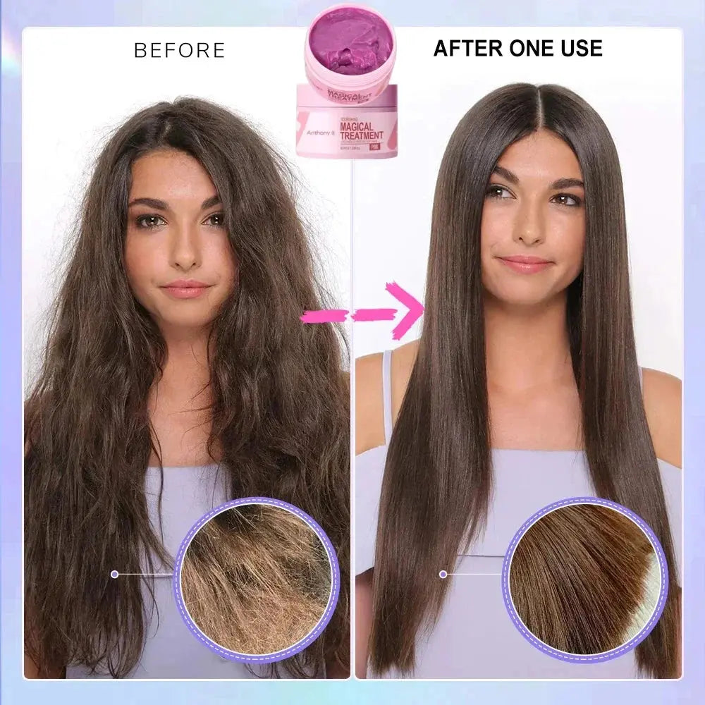 Magical Keratin Hair Mask 5 Seconds Repair Damaged Frizzy Hair Soft Smooth Shiny Nutrition Deep Moisturize Nourishing Hair Care Hot Sale Cosmetic Store