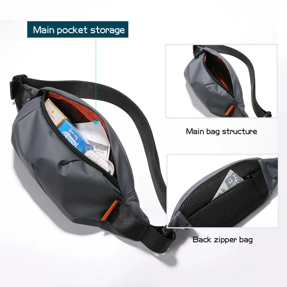 Hk Multifuctional Waist Bag For Men Belt Bag Waist Pack Male Outdoor Travel Sports Man Belt Pouch Fashion Men Women Fanny Pack HcanKcan Official Store