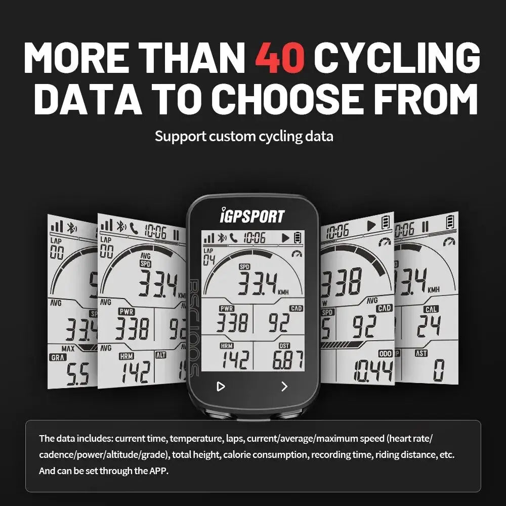 GPS Bike Computer IGPSPORT BSC100S Cycle Wireless Speedometer Bicycle Digital Stopwatch Cycling Odometer Cycling Computer IGPSPORT Cycling Store