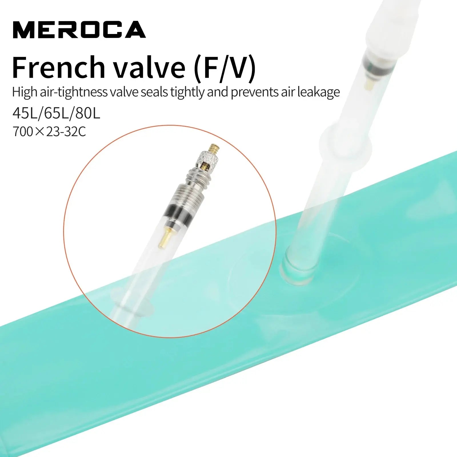 MEROCA Road Bike TPU Inner Tube 700x23-32C FV 45L/65L/80L Ultra-light Road Bicycle Inner Tube MEROCA Official Store