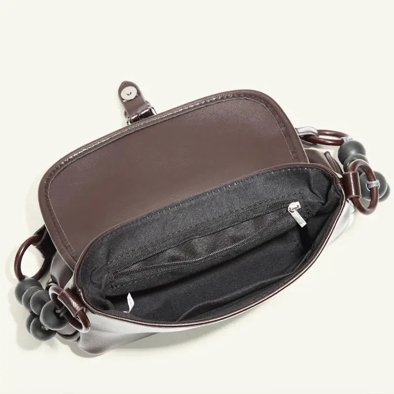 England Style Bags For Women Luxury Designer Handbags And Purses 2024 New In PU Beading Sequined Letter Small Underarm Shoulder Shop1102484333 Store