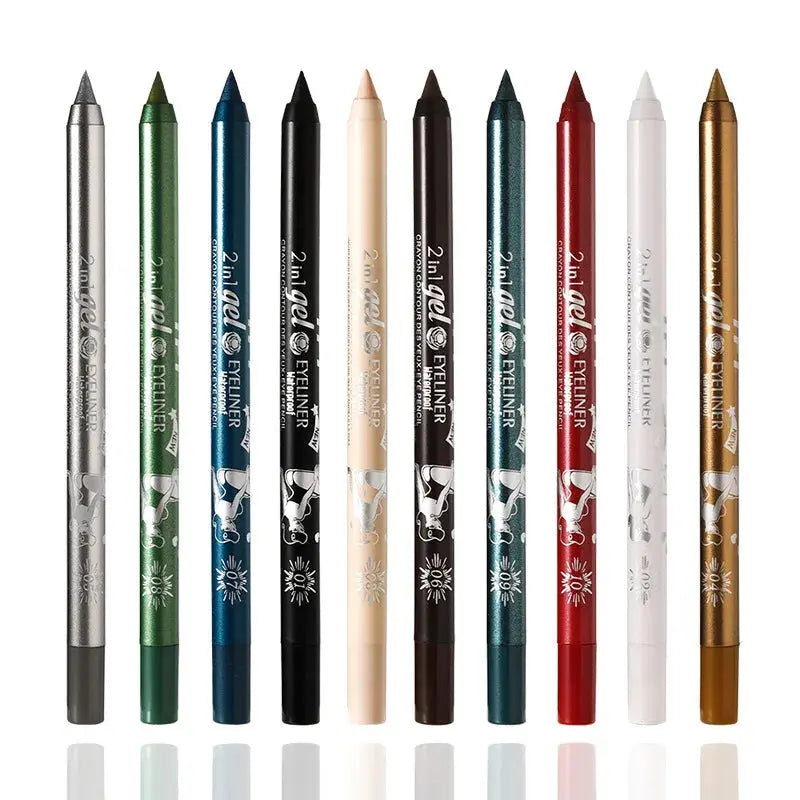 Waterproof Eyeliner Long Lasting Pencil Colourful Pigment Blue Black White Color Gel Eye Liner Pen Makeup Eye Beauty Cosmetics SXILOVE Makeup Store