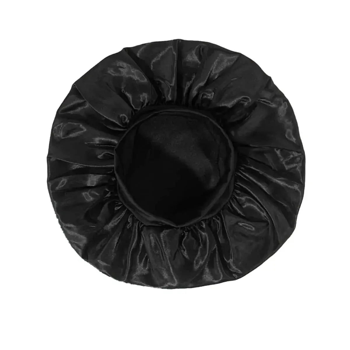 Women Satin Bonnet Hair Bonnet for Sleeping Hair Care Silk Bonnets Solid Wide-brimmed Sleeping Hat with Elastic Soft Band Aexfer Store