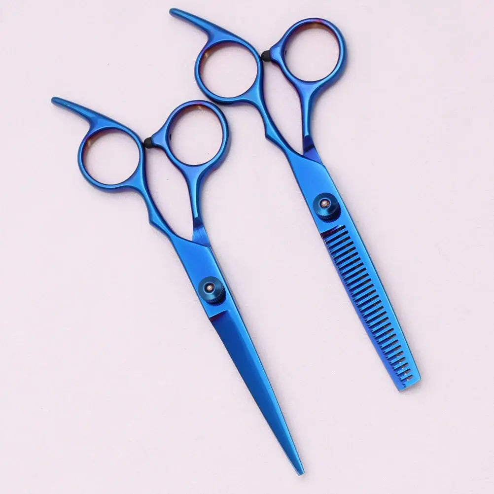 6.0'' Hair Scissors Professional Cutting Shears Thinning Hairdressing Haircut Comb Razors Sets Salon Barber & Home Dropshipping Professional Hair Scissors Store