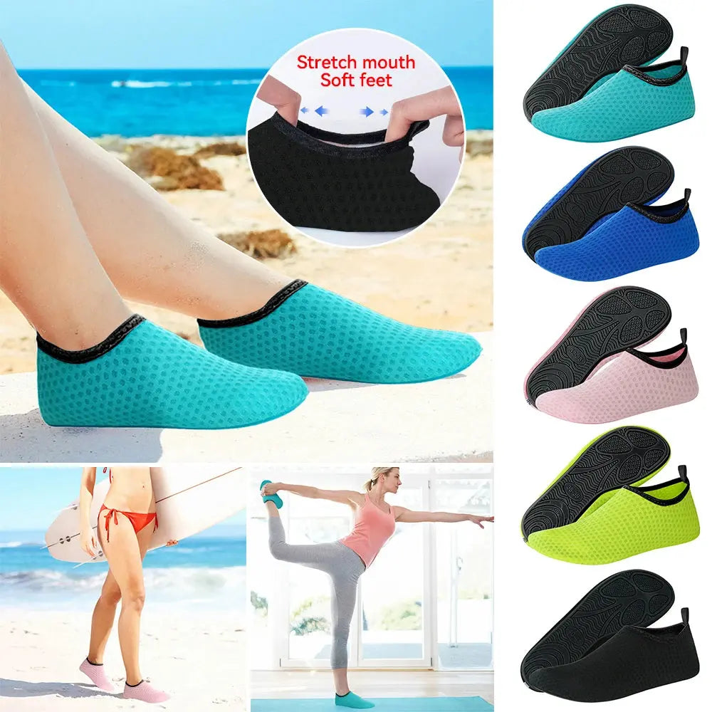 Men Women Kids Water Shoes Sports Beach Swimming Socks Anti Slip Fitness gym Yoga Dance Swim Surf Diving Underwater Beach Shoes Sportwear Party Store