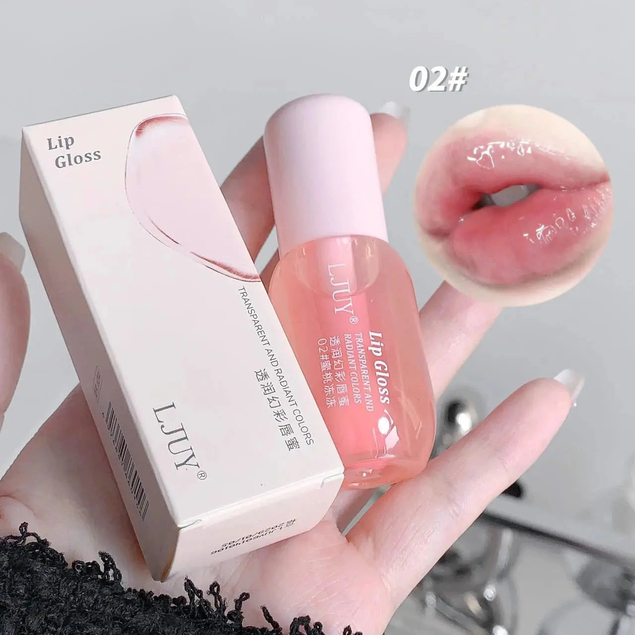 Fruit Crystal Jelly Lip Oil Hydrating Transparent Glass Lip Gloss Plumping Clear Lip Plumper Serum Lips Care Makeup Cosmetics KEMZLA Store