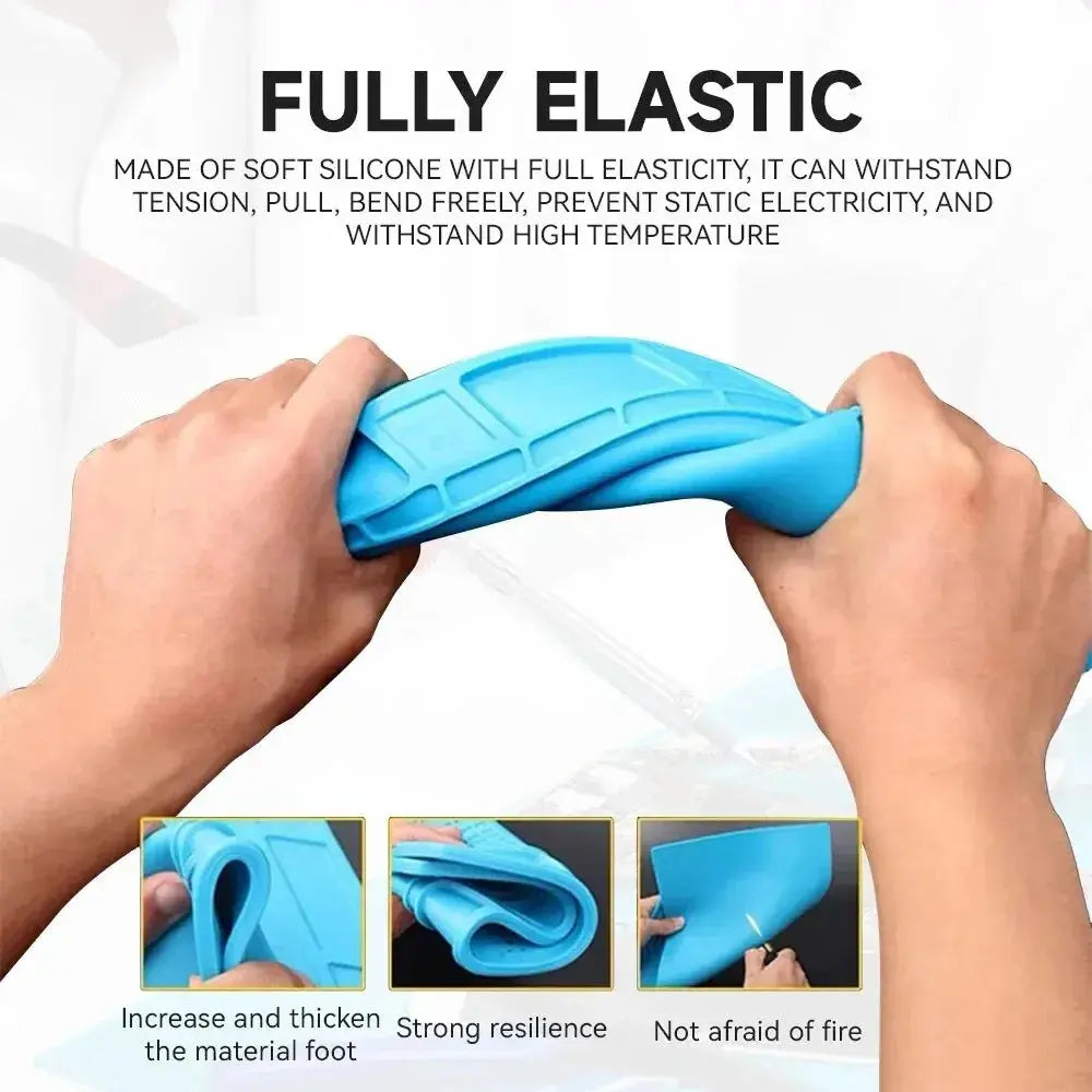 Soldering Station Mat Silicone Work Mat Heat Resistant 932°F Anti-Static Magnetic Mat for Electronic Phone Laptop Watch Repair Dikkamon Store