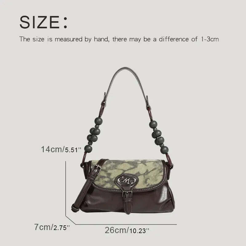 England Style Bags For Women Luxury Designer Handbags And Purses 2024 New In PU Beading Sequined Letter Small Underarm Shoulder Shop1102484333 Store