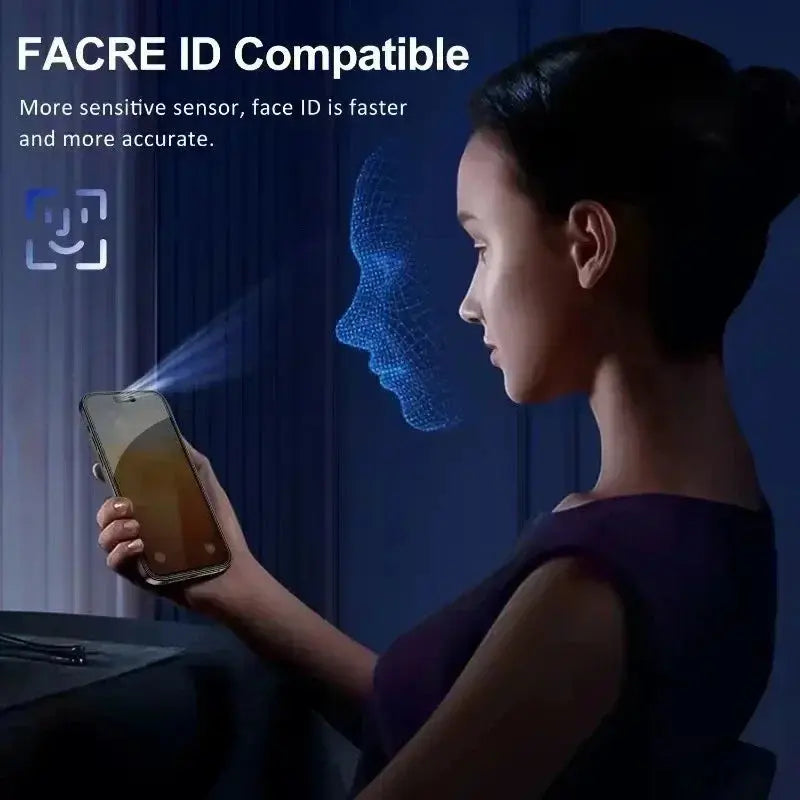 5Pcs Full Cover Privacy Screen Protector For iPhone 16 11 12 13 14 Pro Max Mini 8K Anti-spy Glass For iPhone 15 PRO XR X XS MAX Brilliant Final Gun Store