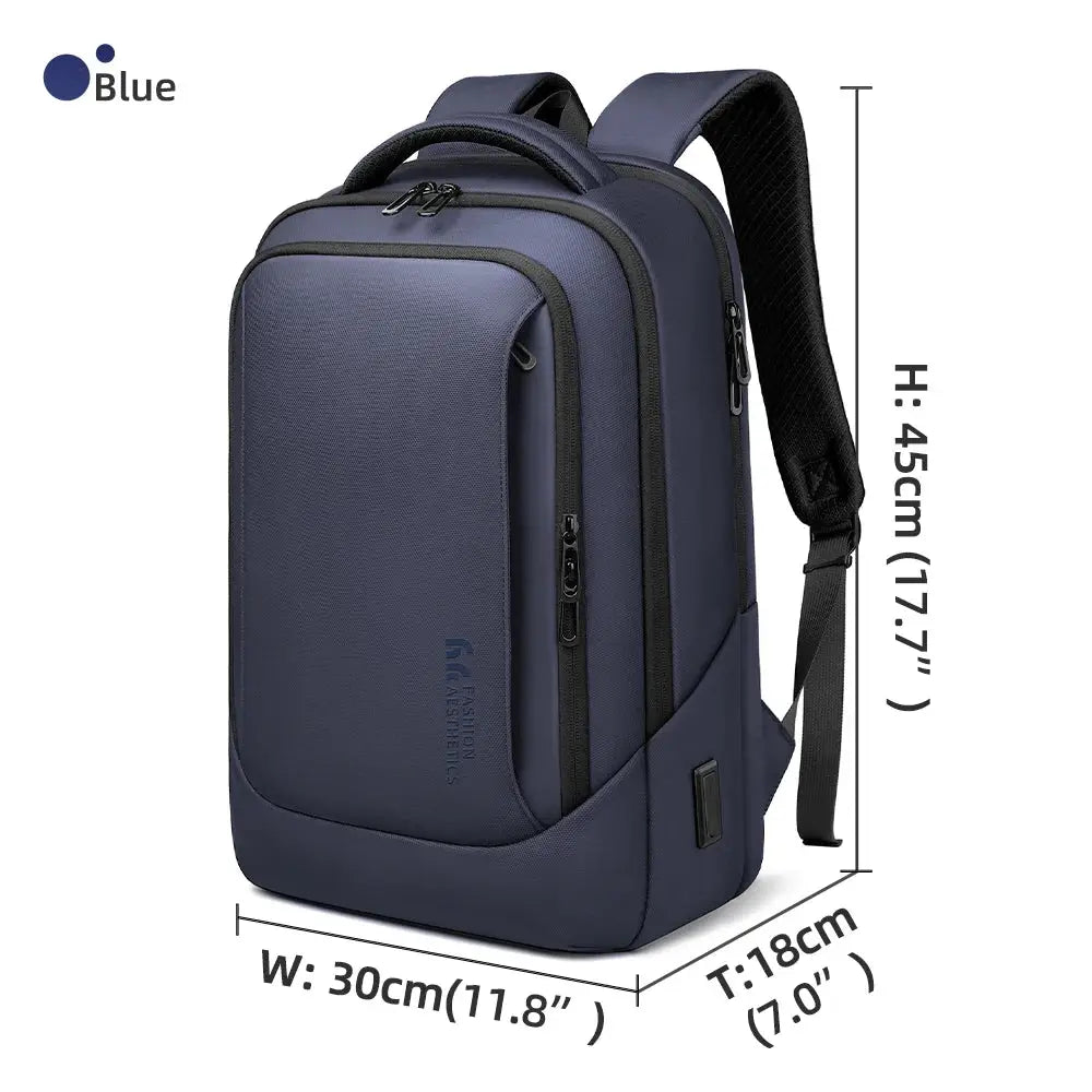 Heroic Knight Multifunctional Men's Backpack 15.6" Laptop Backpack Waterproof Large Capacity Work Travel Backpack with USB Port Heroic knight Official Store