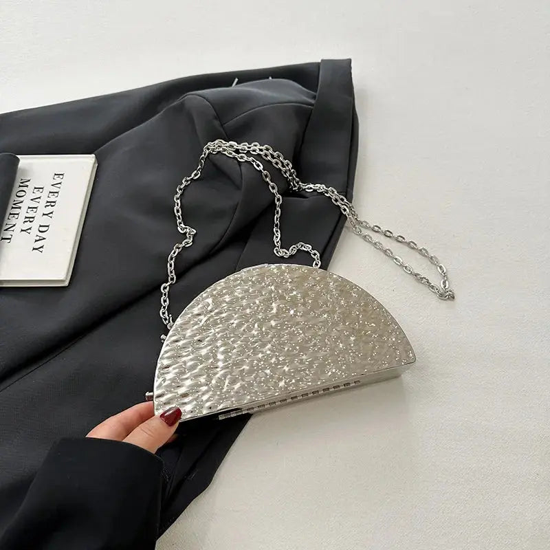 MOODS Luxury Golden Evening Bags For Women Wedding Dinner Party Chain Shoulder Cross Body Bag 2024 Designer Purses And Handbags The Moods Boutique Store