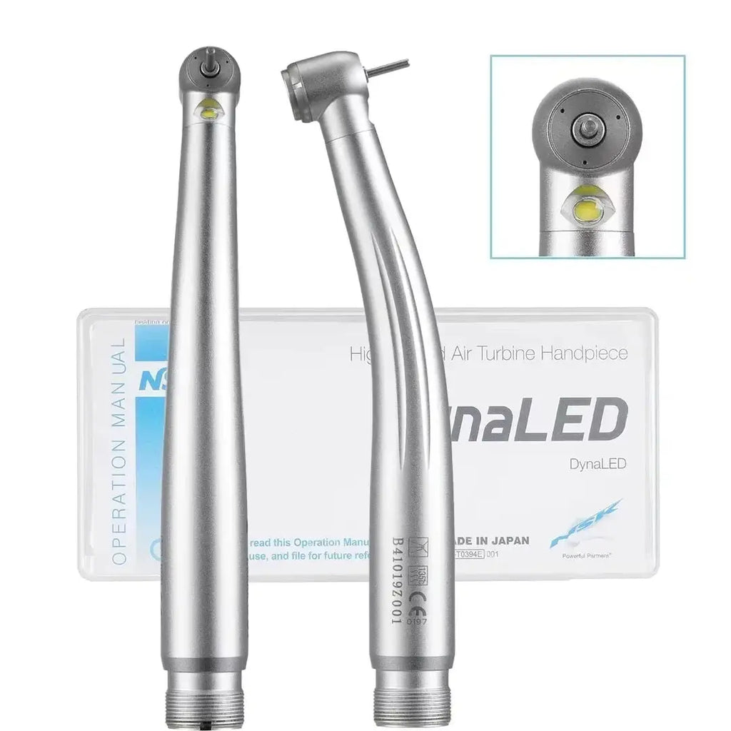 Push Button Dental Dental High Speed Handpiece fit NSK DynaLED M600LG Handpiece with LED Light Air Turbine B2 M4 Dentist Tool Schnawis Choice Store