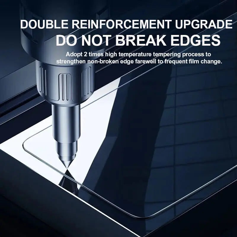 3Pcs Tempered Glass For iPhone 14 13 15 11 16 Pro Max Screen Protector for iPhone 15 Plus XR X XS Max 6 8 7 Plus SE 2020 Glass KENNAGE Official Store