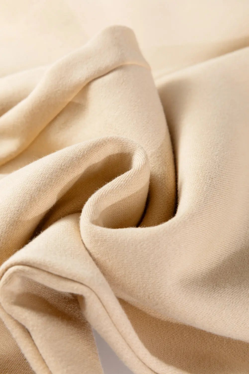 Oatmeal Fleece Lined Leopard Drawstring Elastic Waist Solid Pants Dear-Lover Dropshipping