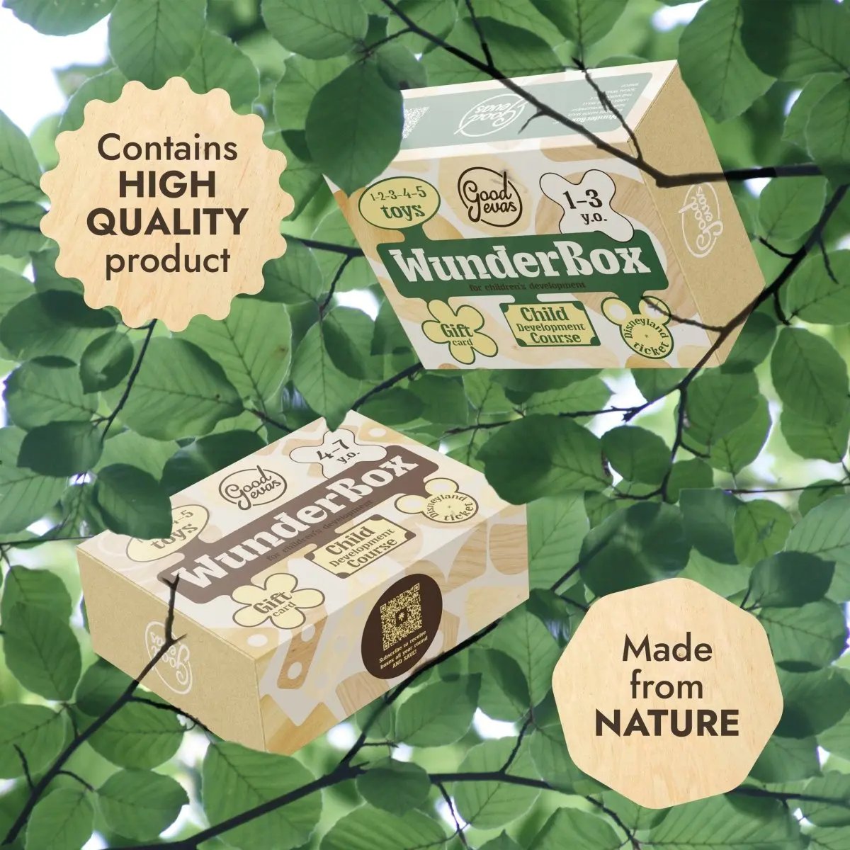 WunderBox 4-7 years old – developmental box for kids Goodevas